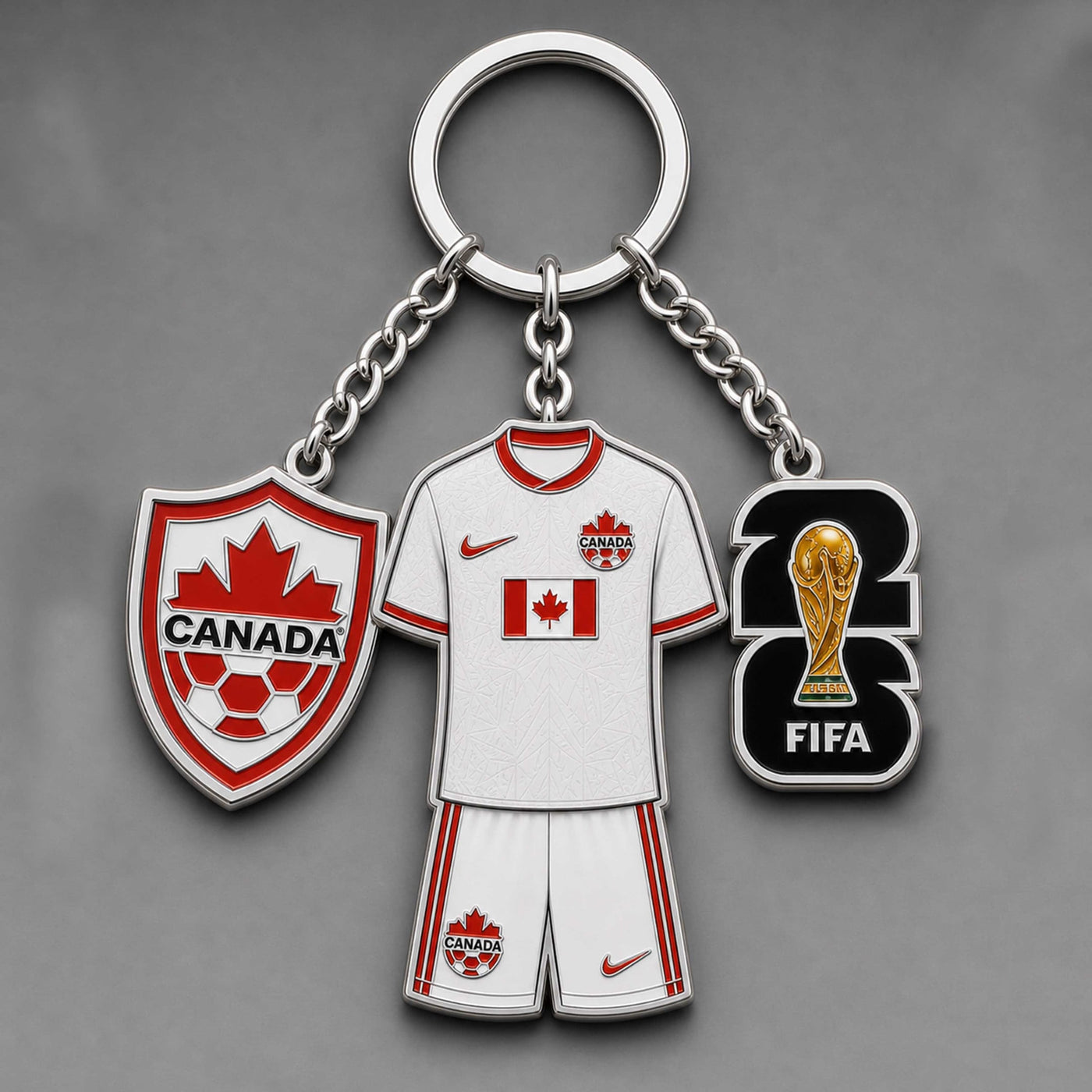 Canada World Cup 2026 Keychain