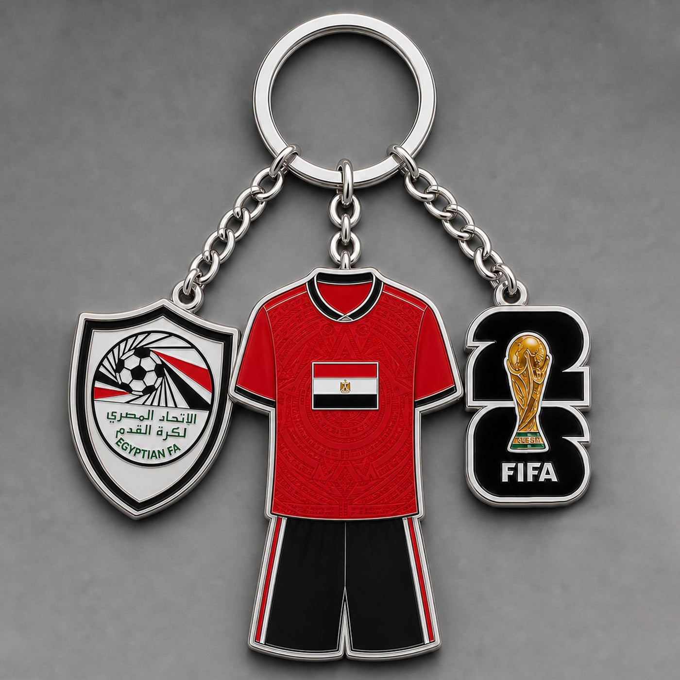 Egypt World Cup 2026 Keychain
