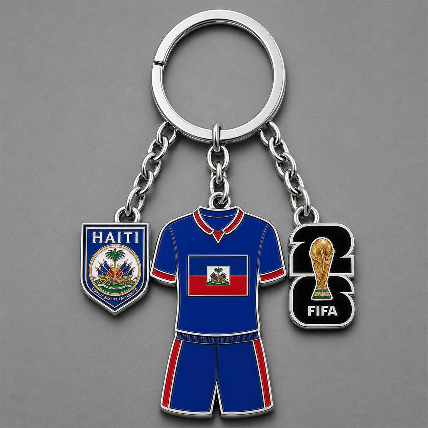 Haiti World Cup 2026 Keychain