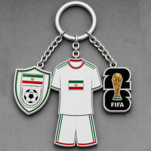 Iran World Cup 2026 Keychain