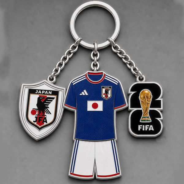 Japan World Cup 2026 Keychain