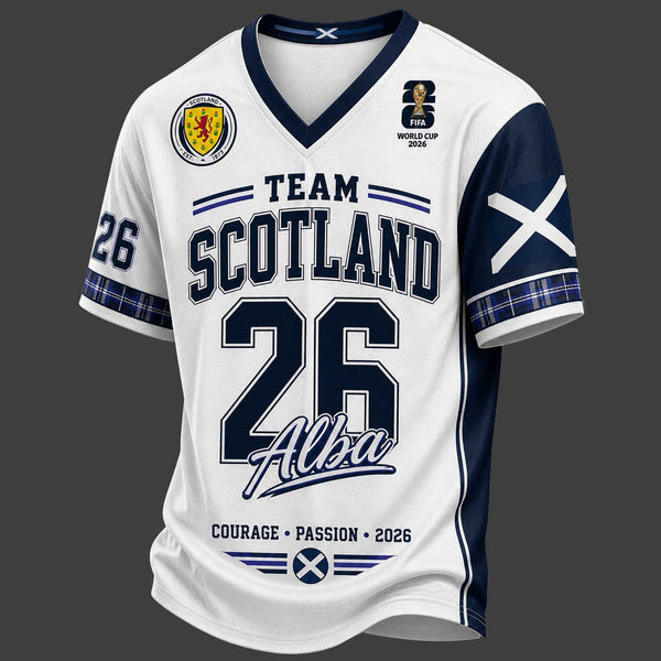 Scotland World Cup 2026 V-Neck Jersey