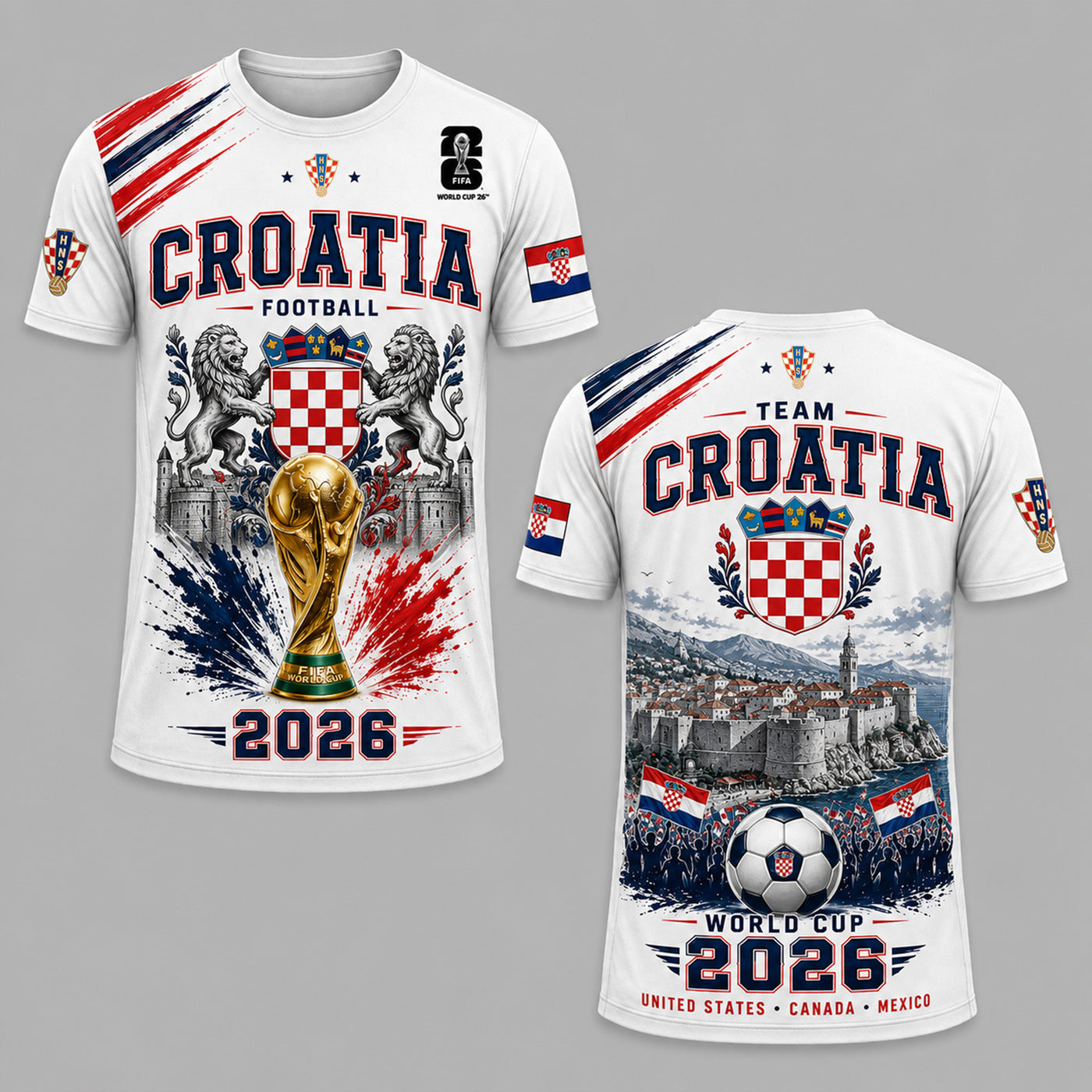 Croatia World Cup 2026 Premium T-Shirt PVT011