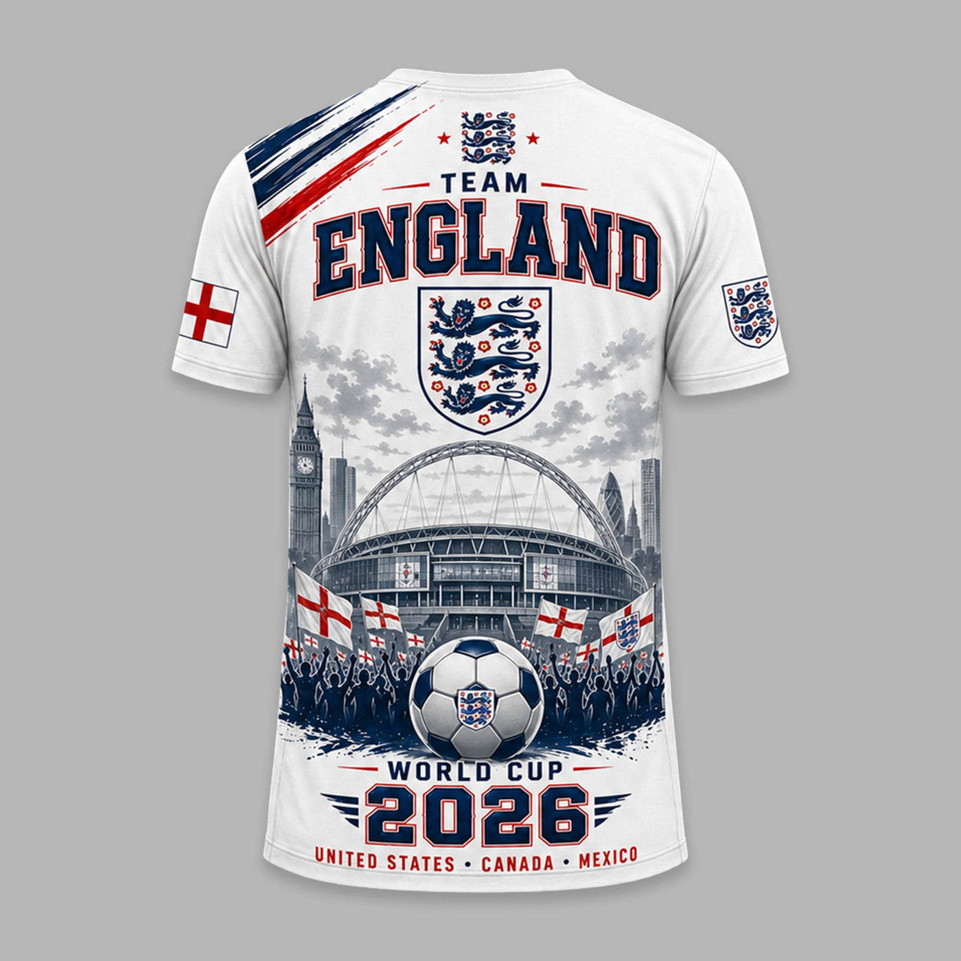 England World Cup 2026 Premium T-Shirt PVT011