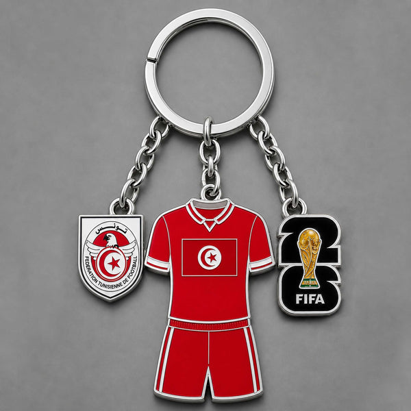 Tunisia World Cup 2026 Keychain