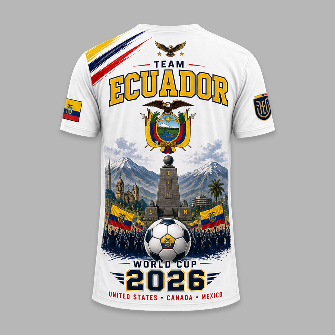 Ecuador World Cup 2026 Premium T-Shirt PVT011