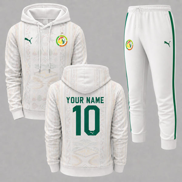 Senegal 2026 World Cup Home Hoodie Jogger Set PVT03