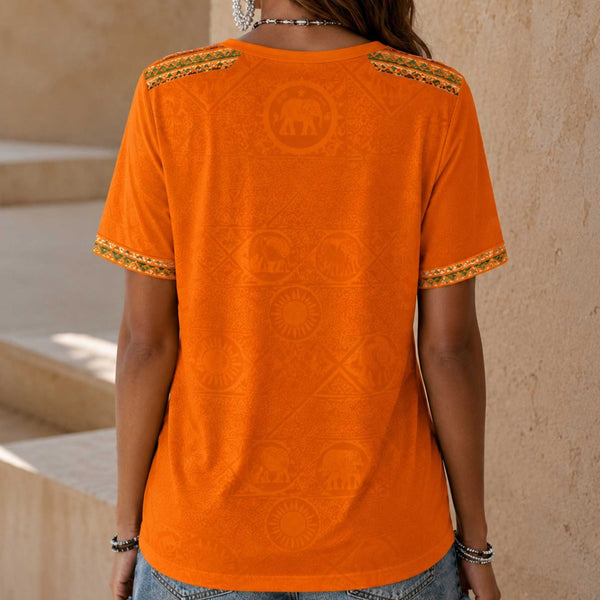Ivory Coast World Cup 2026 Heritage Women V-neck Shirt