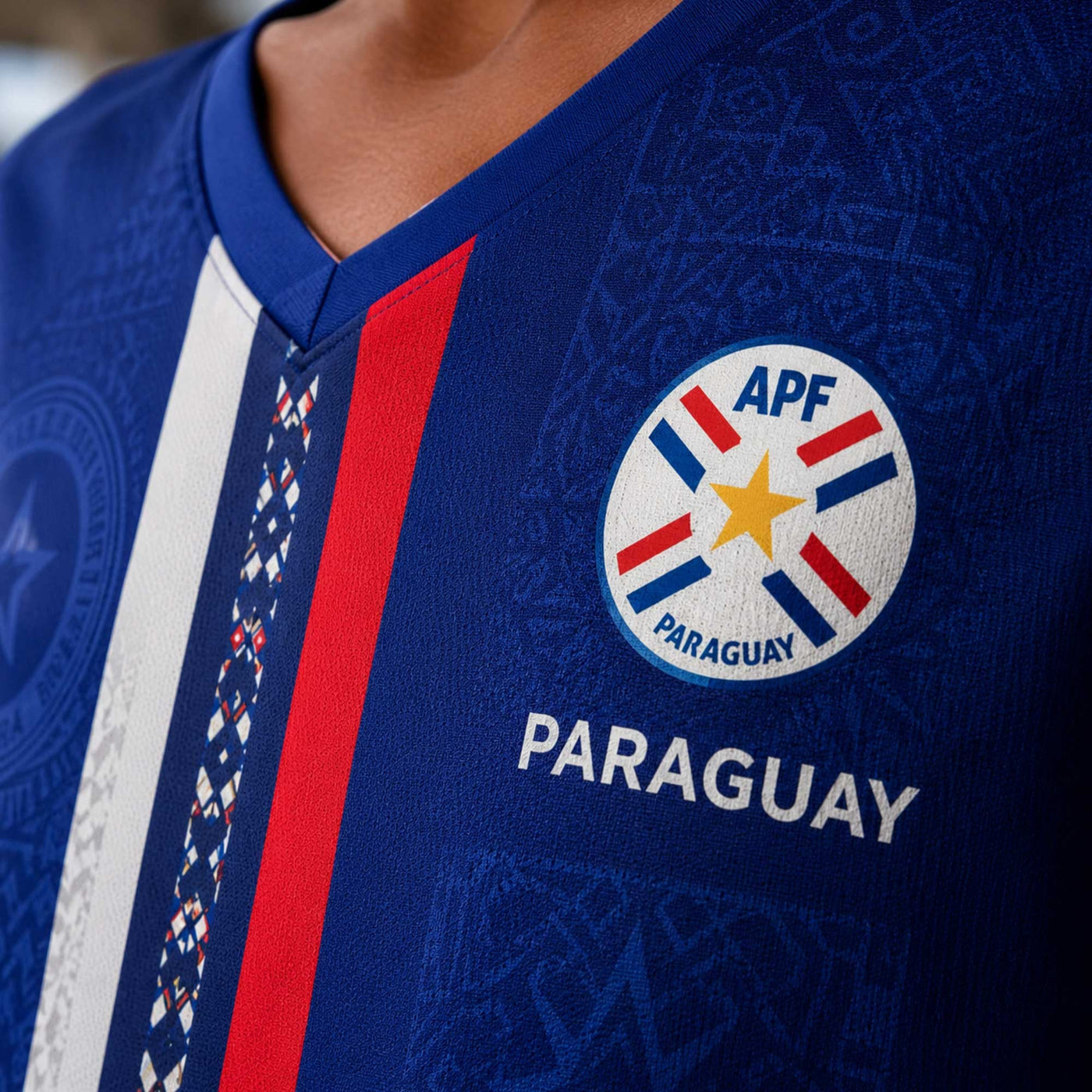 Paraguay World Cup 2026 Heritage Women V-neck Shirt