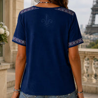 France World Cup 2026 Heritage Women V-neck Shirt