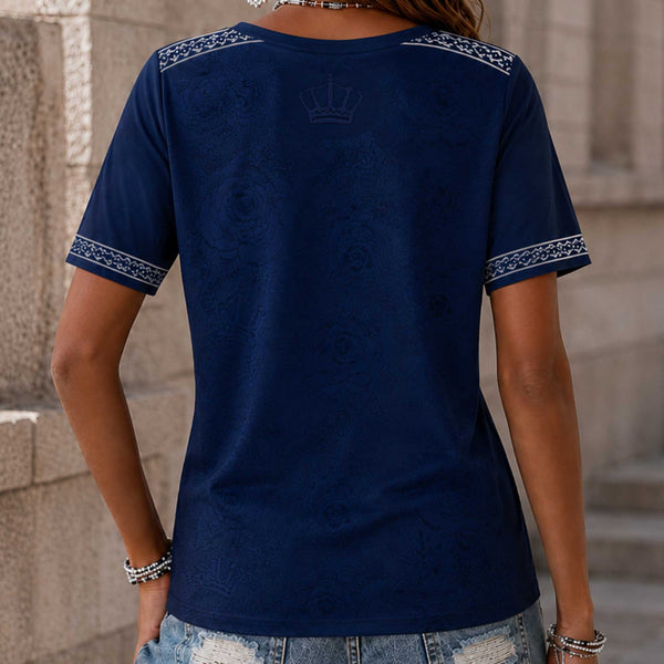 England World Cup 2026 Heritage Women V-neck Shirt