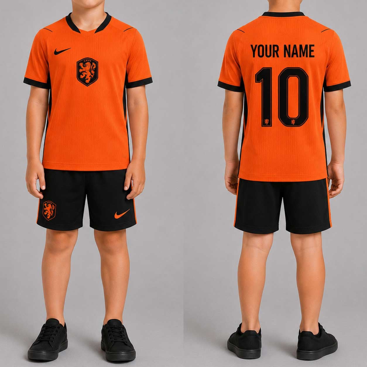 Netherlands World Cup 2026 Home Kits For Kid