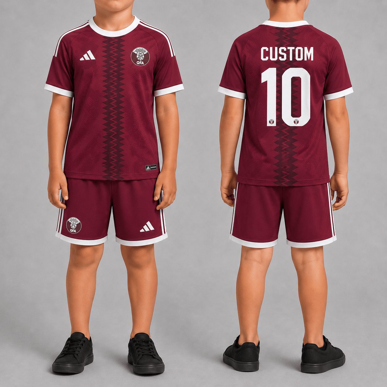 Qatar World Cup 2026 Home Kits For Kid