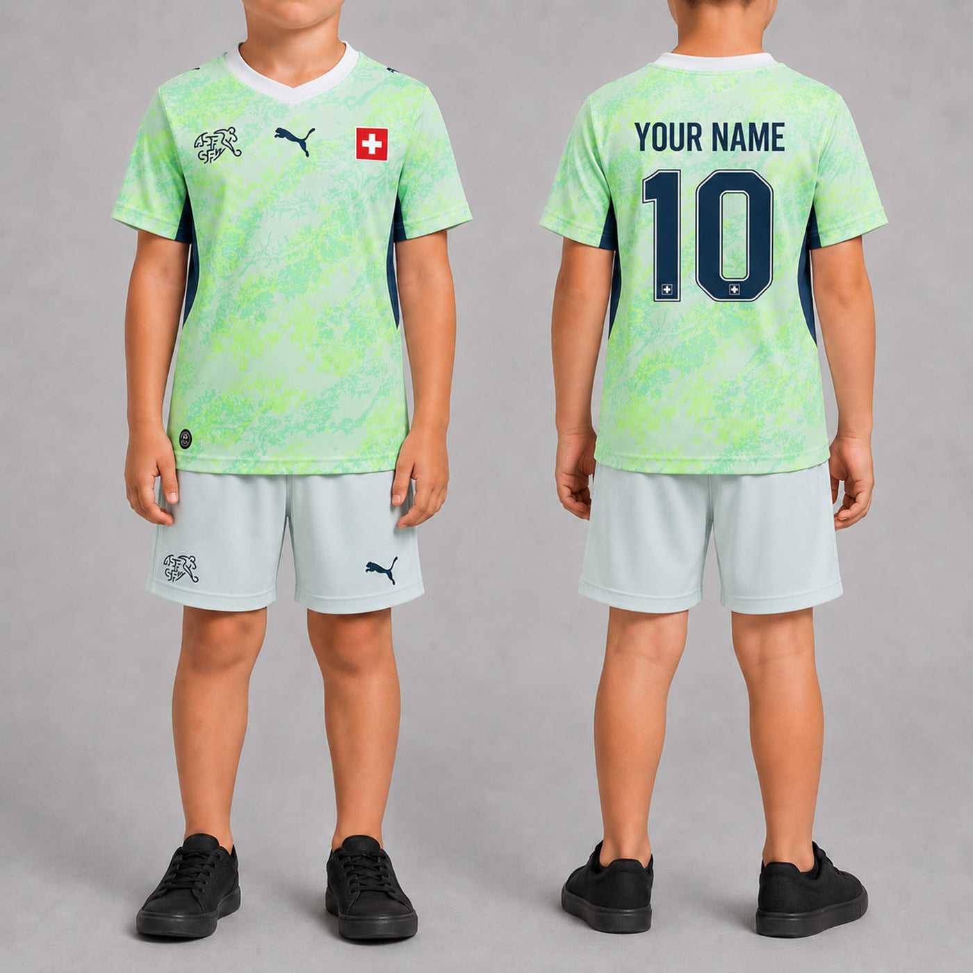 Switzerland World Cup 2026 Away Kits For Kid