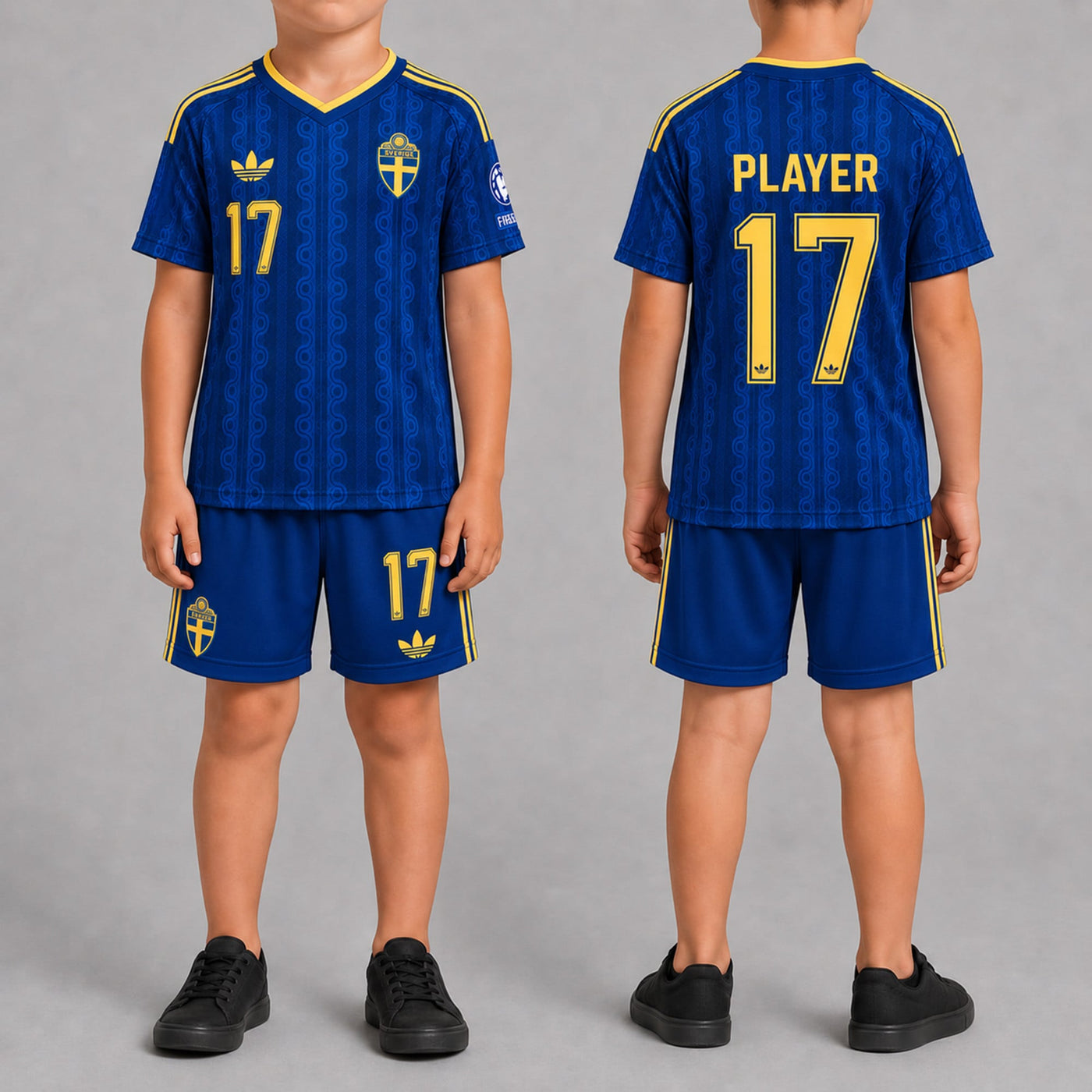 Sweden World Cup 2026 Away Kits For Kid