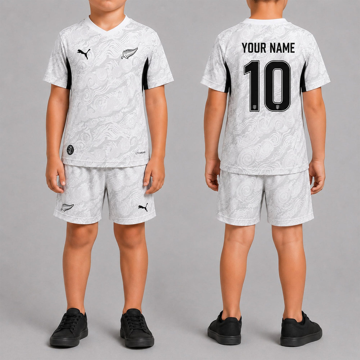 New Zealand World Cup 2026 Away Kits For Kid