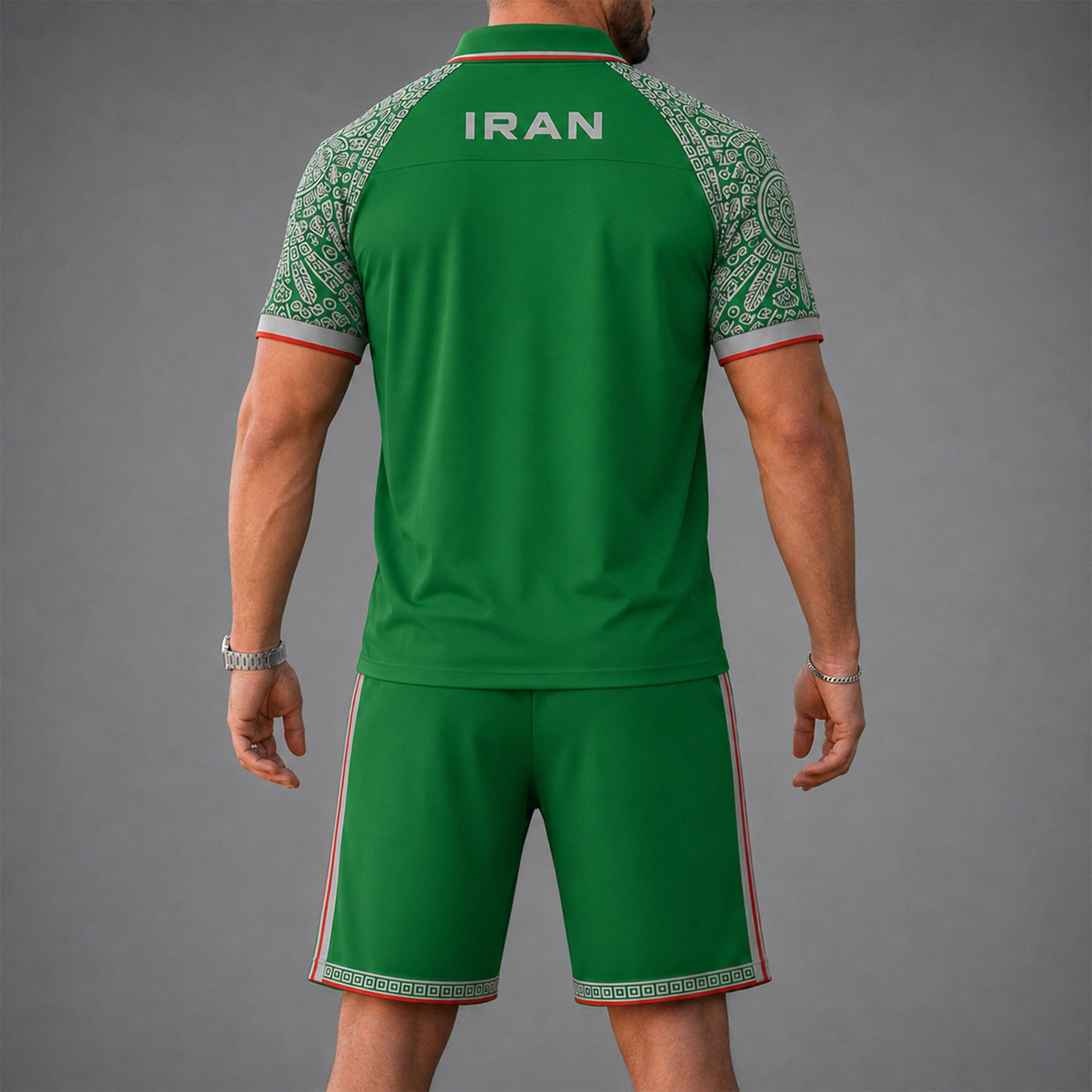 Iran World Cup 2026 Polo Short Set PVT015