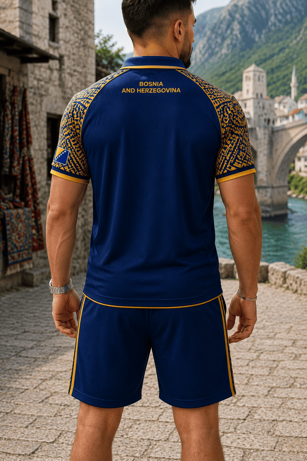 Bosnia and Herzegovina World Cup 2026 Polo Short Set PVT015