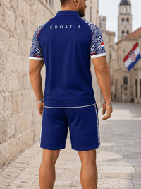 Croatia World Cup 2026 Polo Short Set PVT015