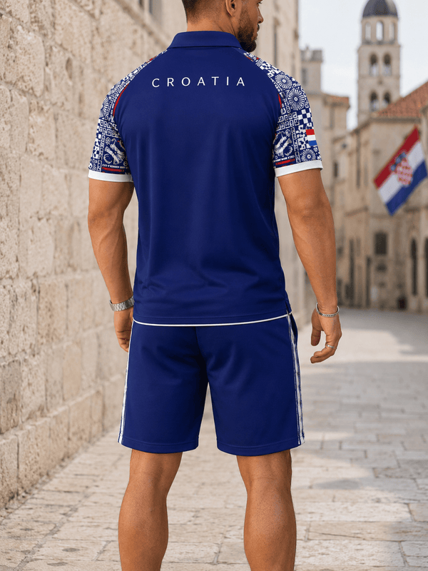 Croatia World Cup 2026 Polo Short Set PVT015