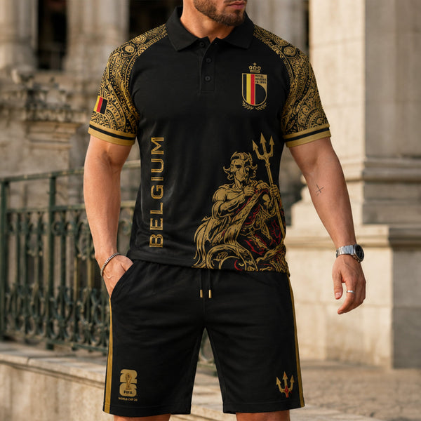 Belgium World Cup 2026 Polo Short Set PVT015