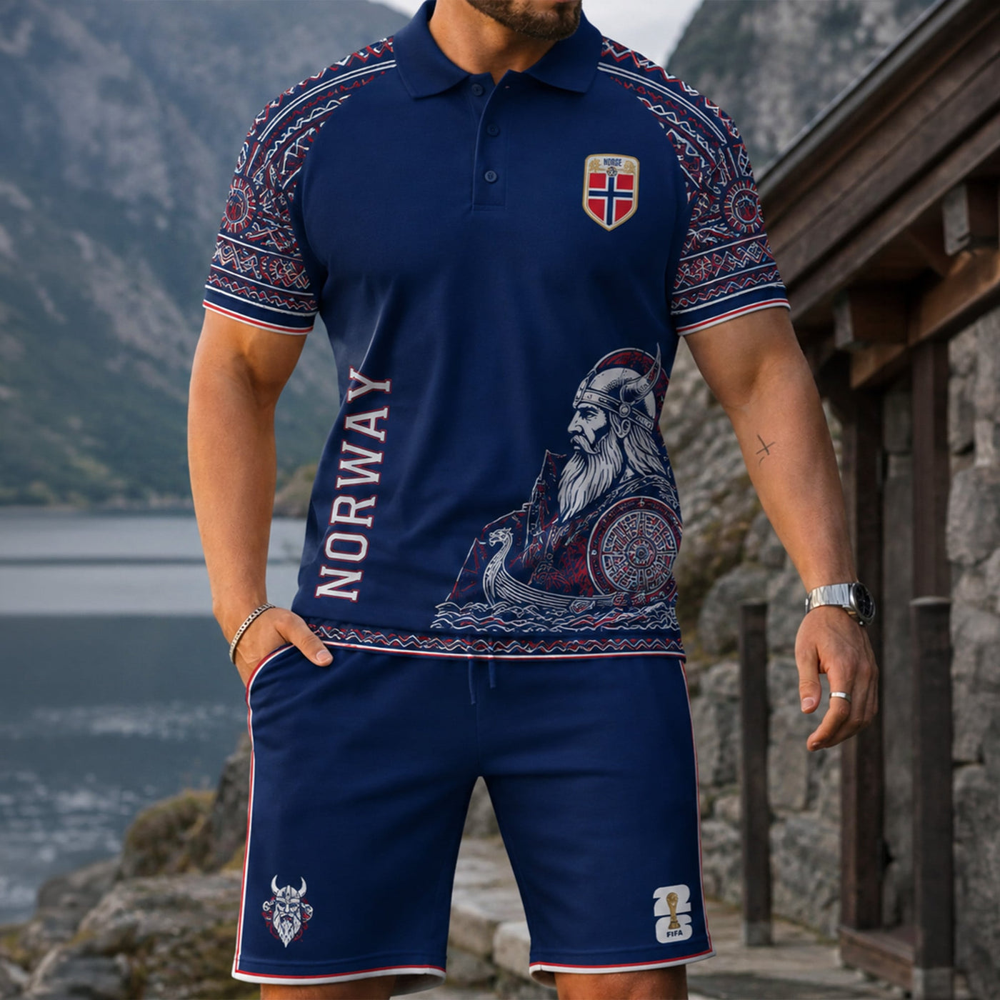 Norway World Cup 2026 Polo Short Set PVT015