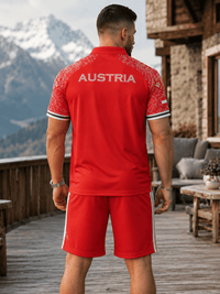 Austria World Cup 2026 Polo Short Set PVT015