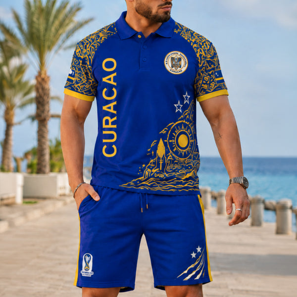 Curaçao World Cup 2026 Polo Short Set PVT015