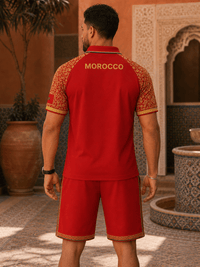 Morocco World Cup 2026 Polo Short Set PVT015