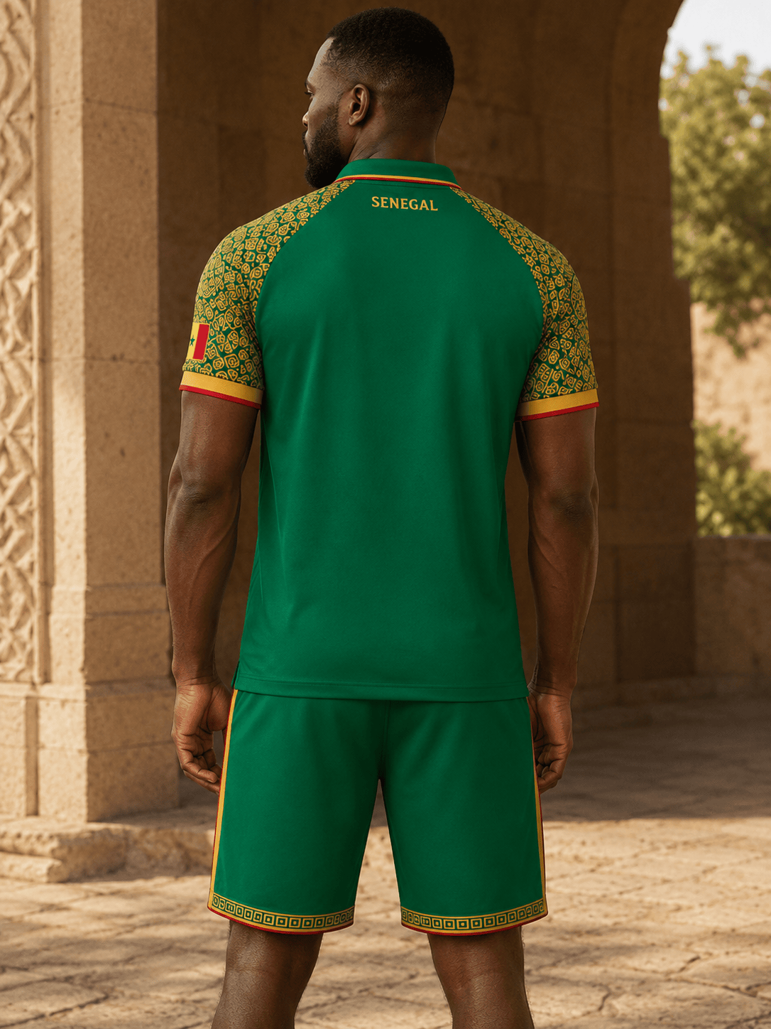Senegal World Cup 2026 Polo Short Set PVT015