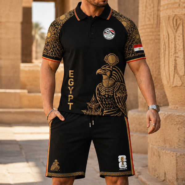 Egypt World Cup 2026 Polo Short Set PVT015