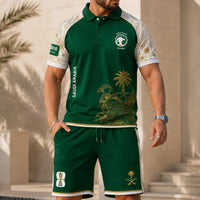 Saudi Arabia World Cup 2026 Polo Short Set PVT015