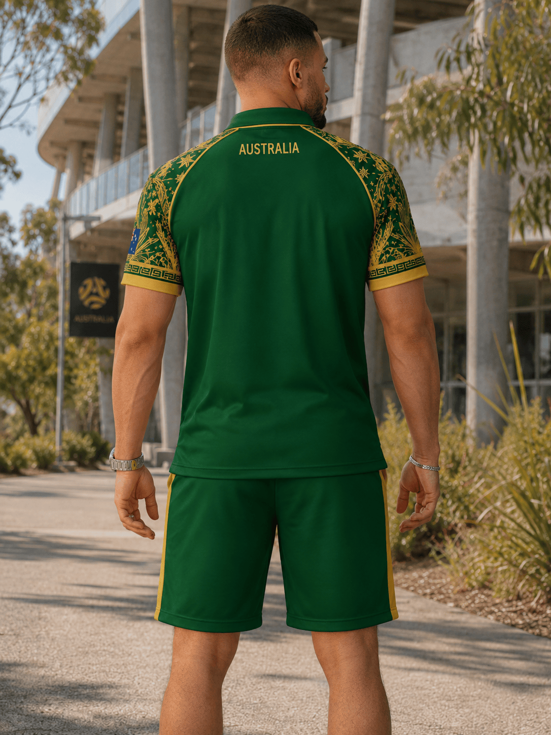 Australia World Cup 2026 Polo Short Set PVT015