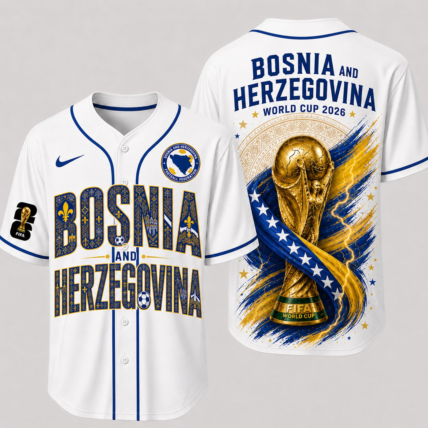 Bosnia and Herzegovina World Cup 2026 Premium Jersey PVT016