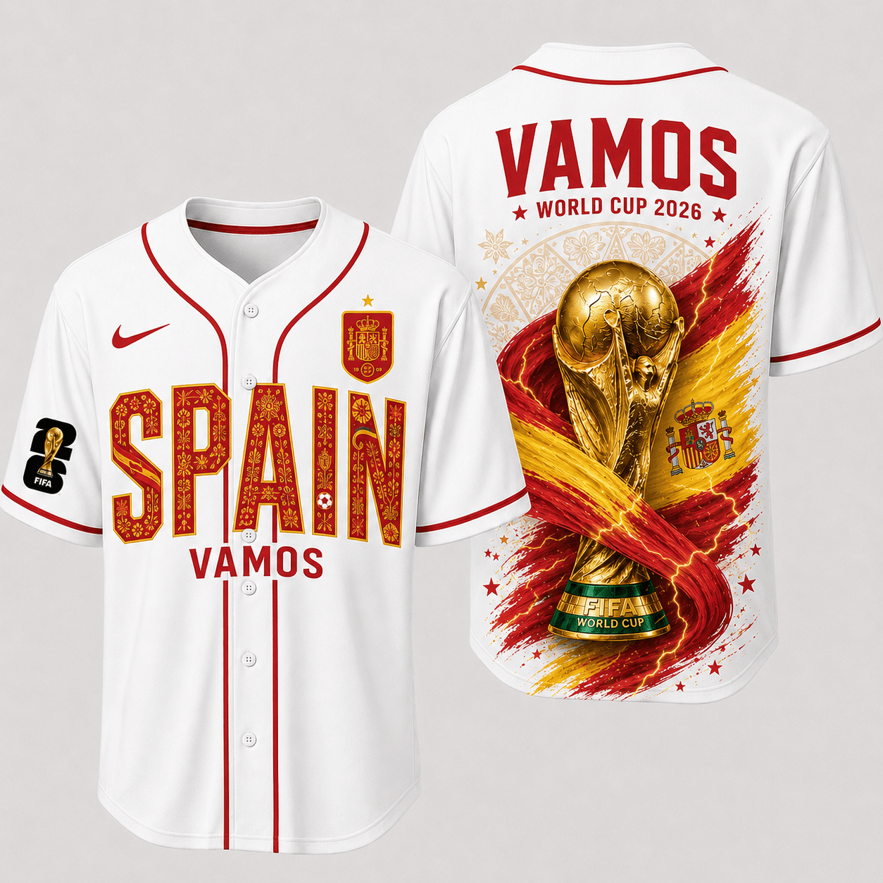 Spain World Cup 2026 Premium Jersey PVT016