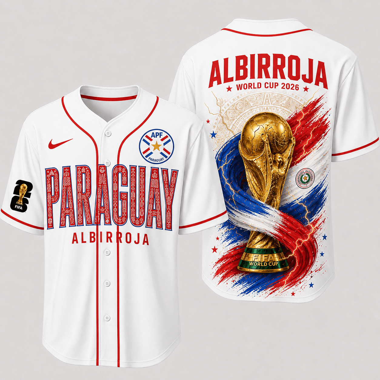 Paraguay World Cup 2026 Premium Jersey PVT016