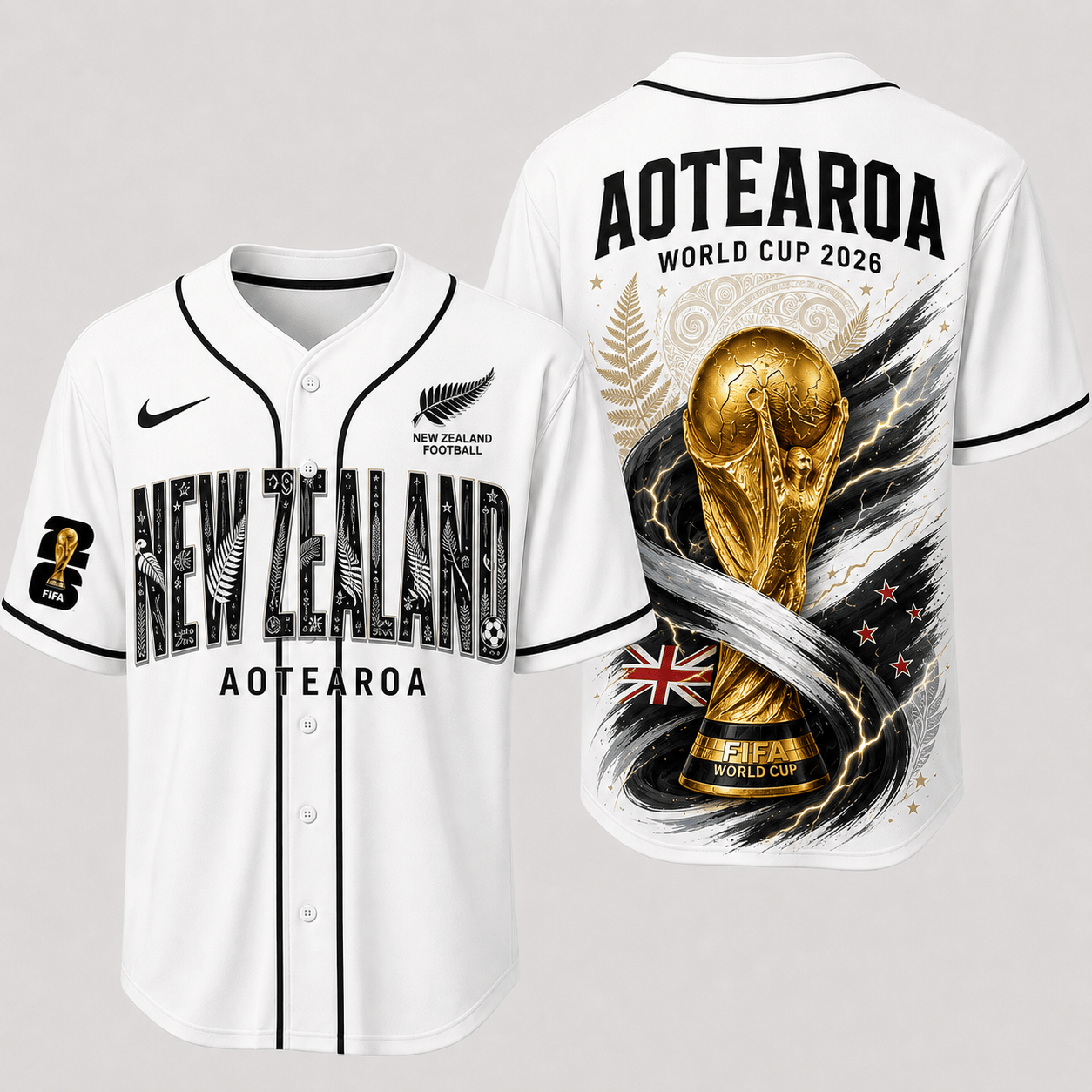 New Zealand World Cup 2026 Premium Jersey PVT016