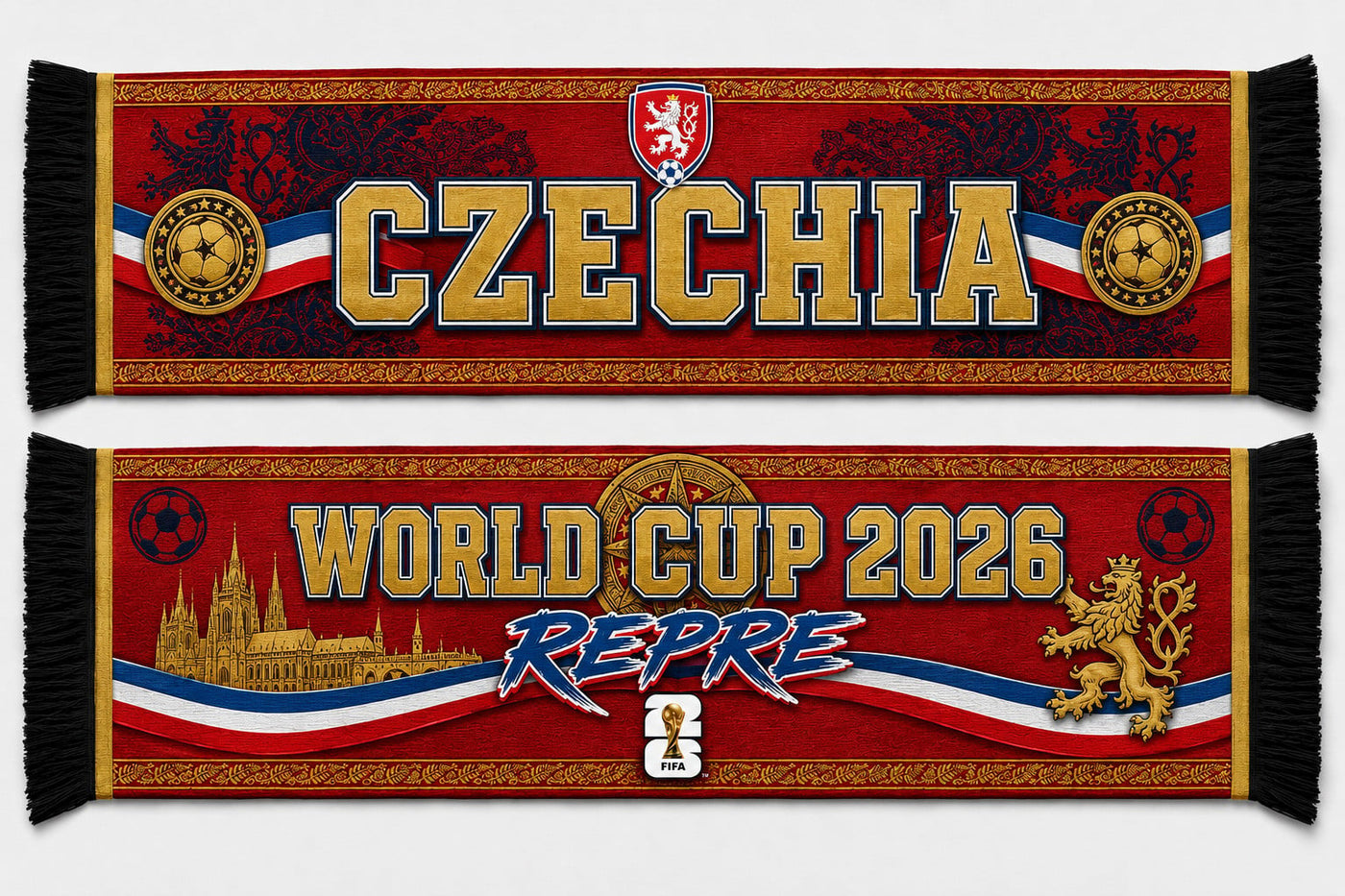 Czech Republic World Cup 2026 Scarf PVT020