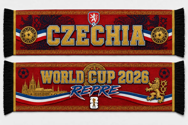 Czech Republic World Cup 2026 Scarf PVT020