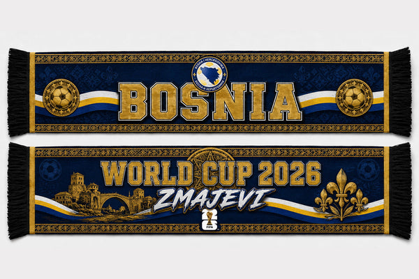 Bosnia and Herzegovina World Cup 2026 Scarf PVT020