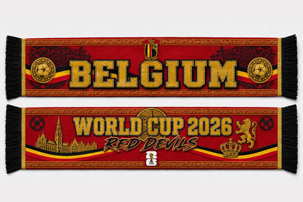 Belgium World Cup 2026 Scarf PVT020