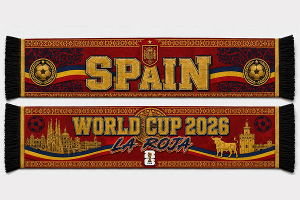 Spain World Cup 2026 Scarf PVT020