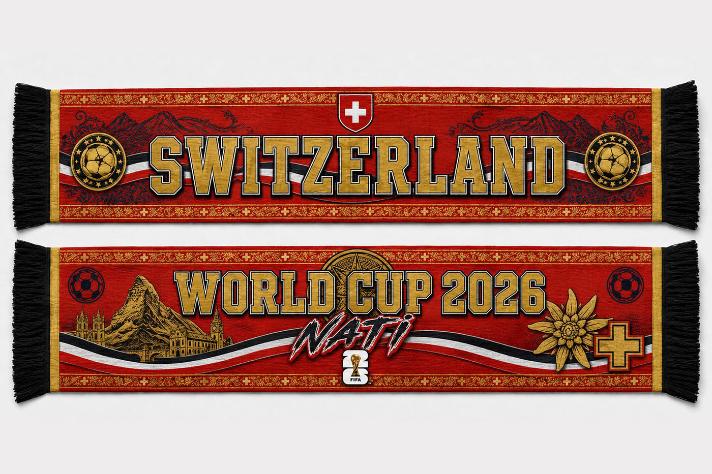 Switzerland World Cup 2026 Scarf PVT020