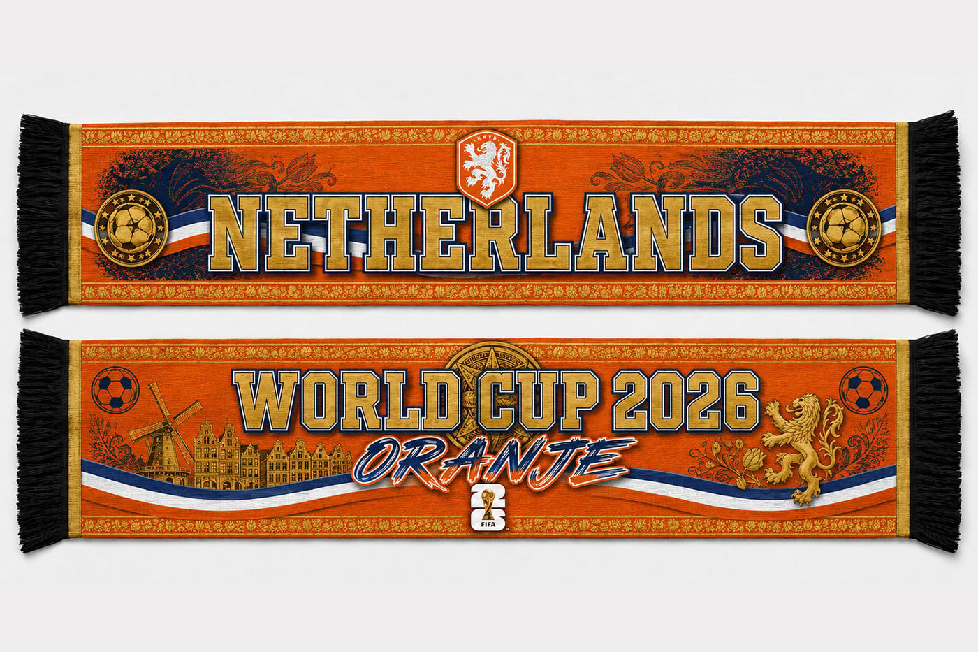 Netherlands World Cup 2026 Scarf PVT020
