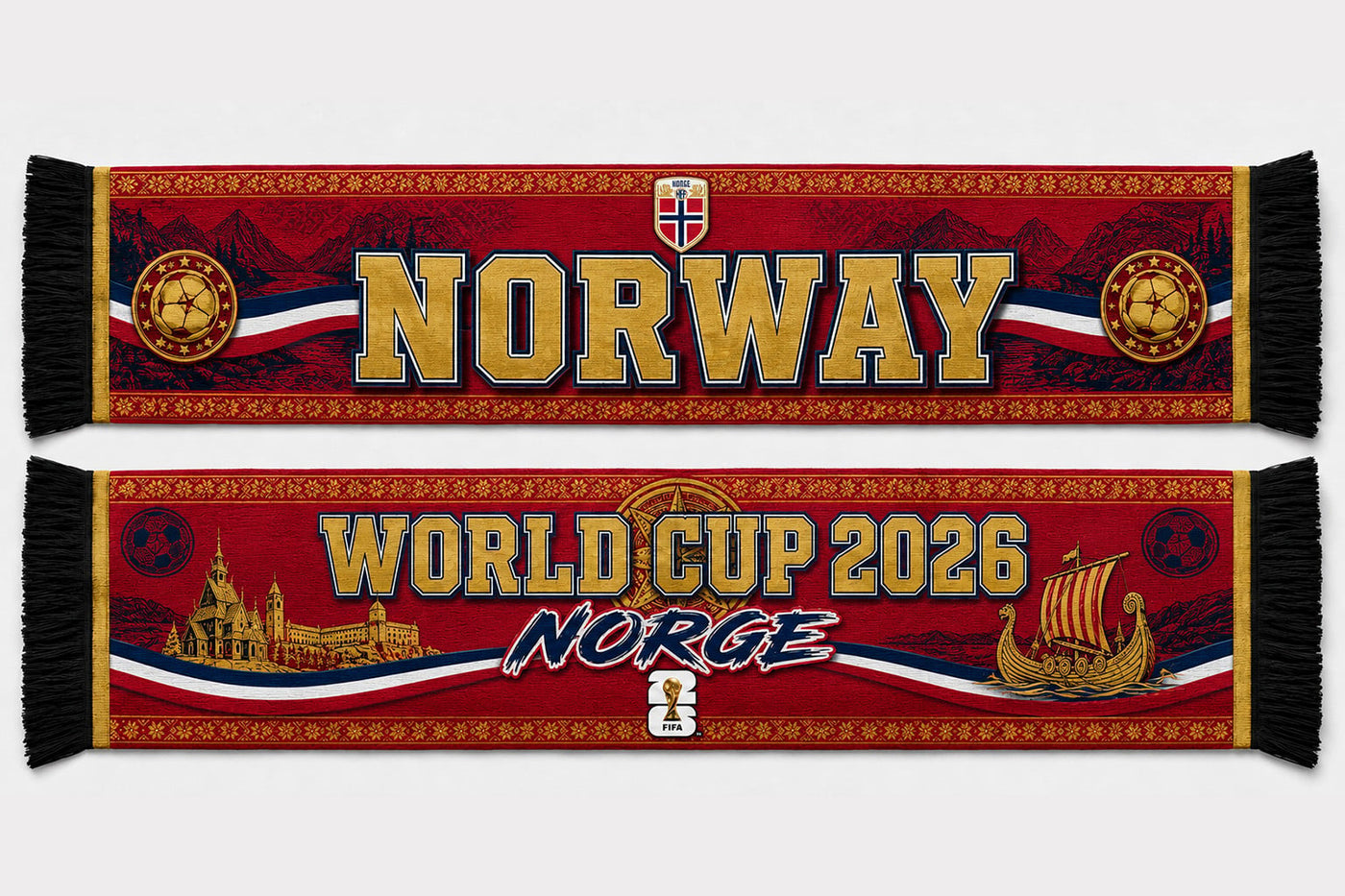 Norway World Cup 2026 Scarf PVT020
