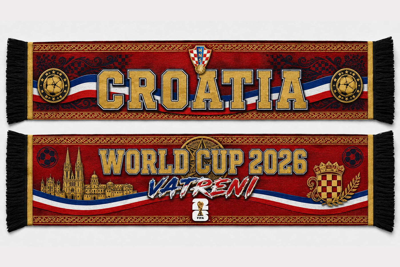 Croatia World Cup 2026 Scarf PVT020