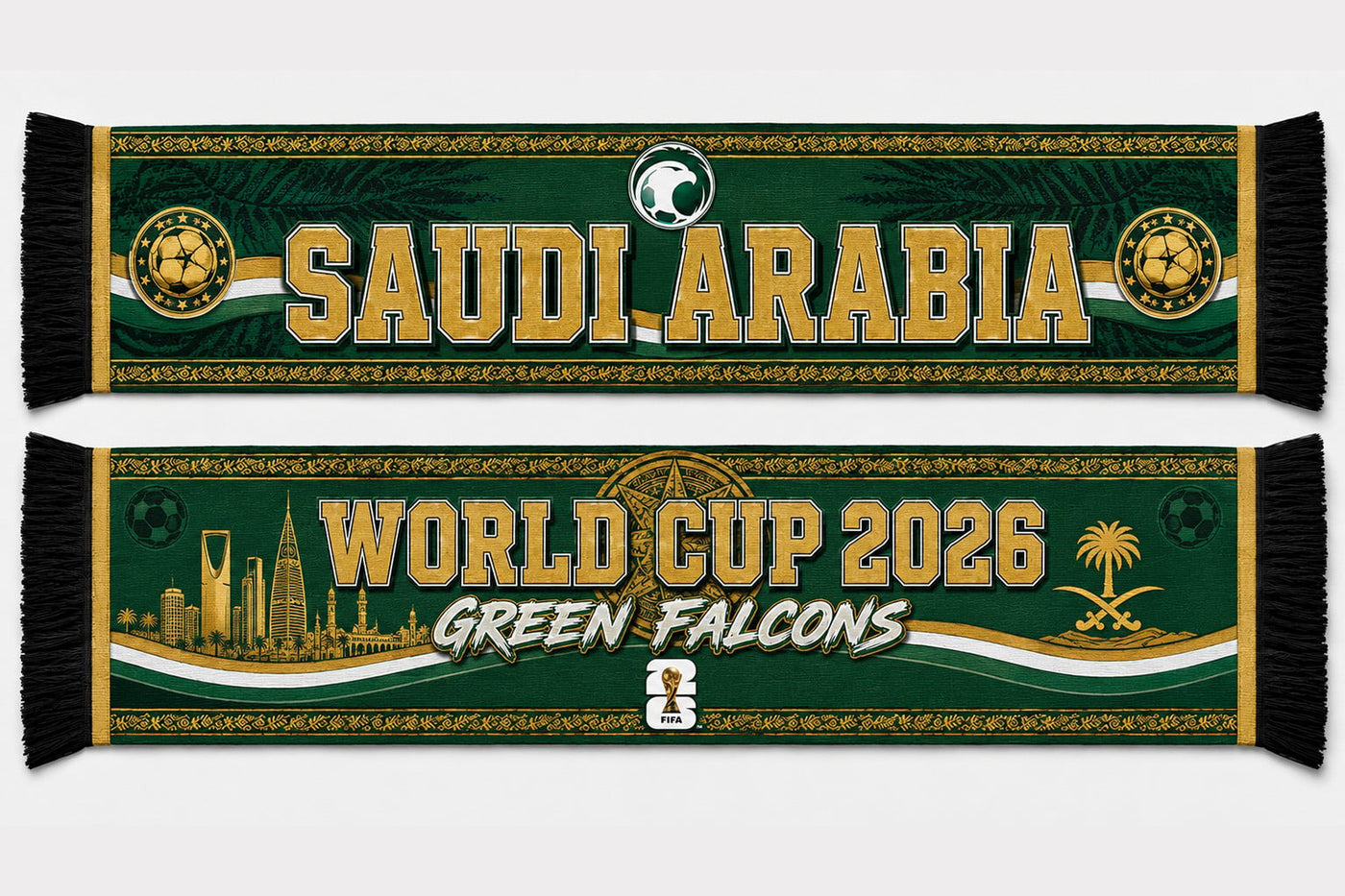 Saudi Arabia World Cup 2026 Scarf PVT020