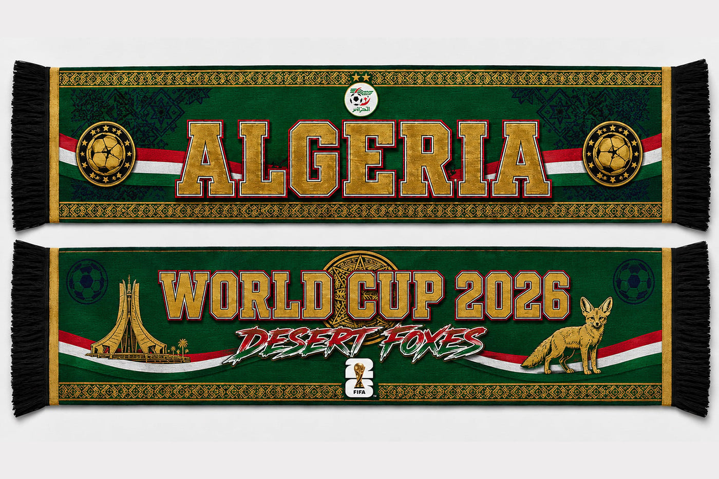 Algeria World Cup 2026 Scarf PVT020