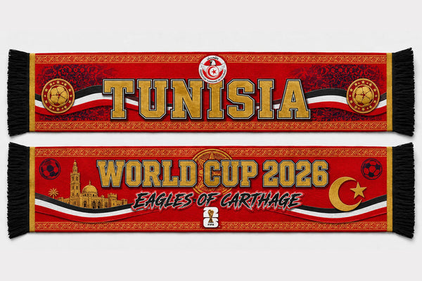 Tunisia World Cup 2026 Scarf PVT020