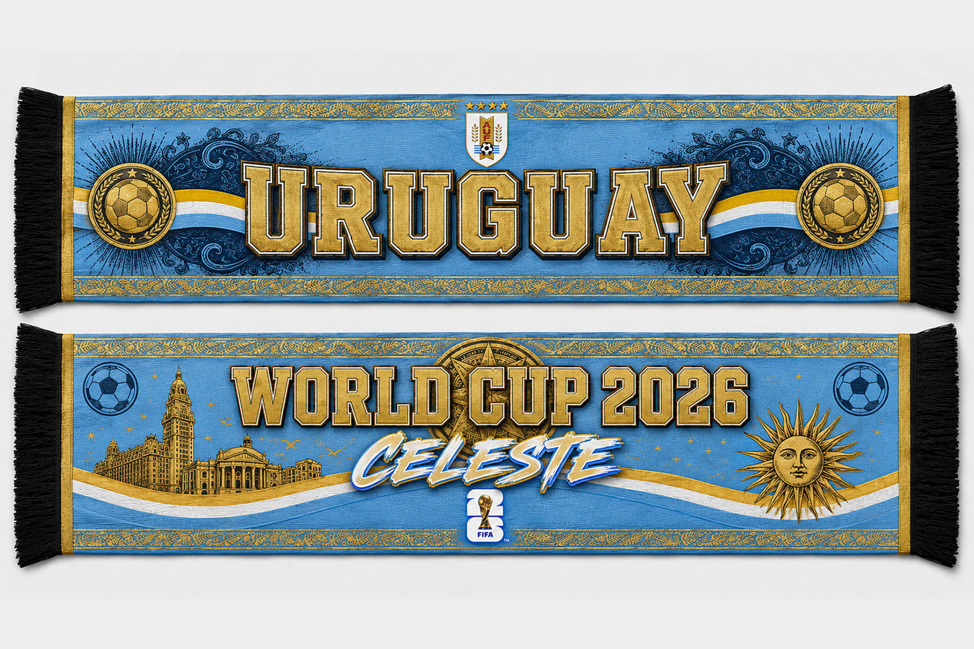 Uruguay World Cup 2026 Scarf PVT020